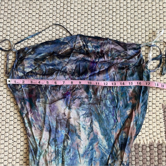 NWOT Michael Costello Braxton Dress in Oil Abstract Print Size Small - Picture 8 of 8